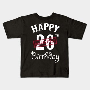 Happy 26th Quarantined Birthday Kids T-Shirt